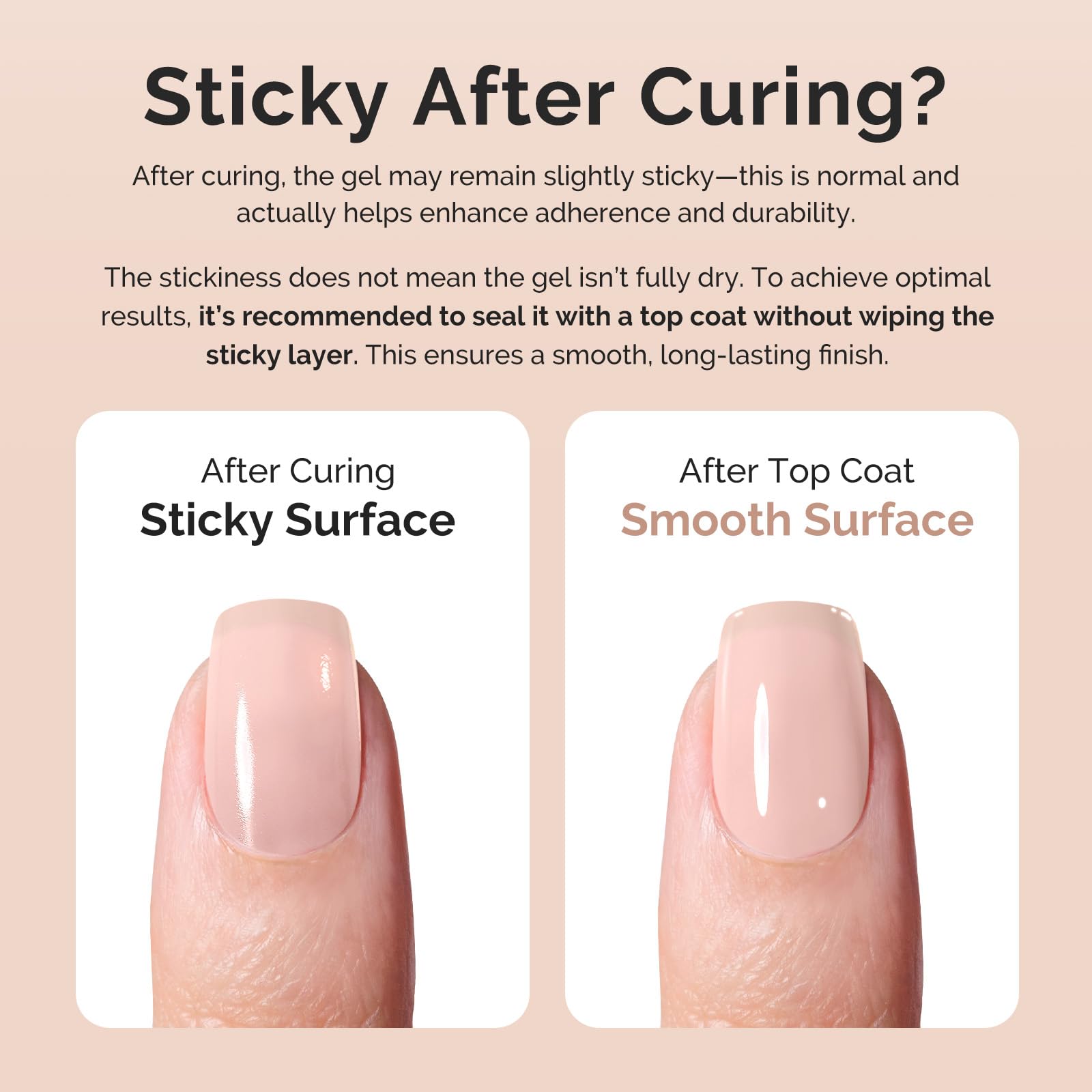 MelodySusie Hema Free Clear Builder Gel safety-tip reminds to avoid eyes and skin contact.