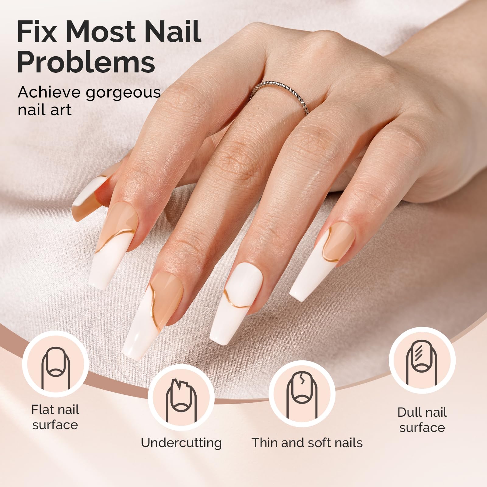 MelodySusie Hema Free Clear Builder Gel uv-led-curing ensures quick, reliable 90–120 second cures.
