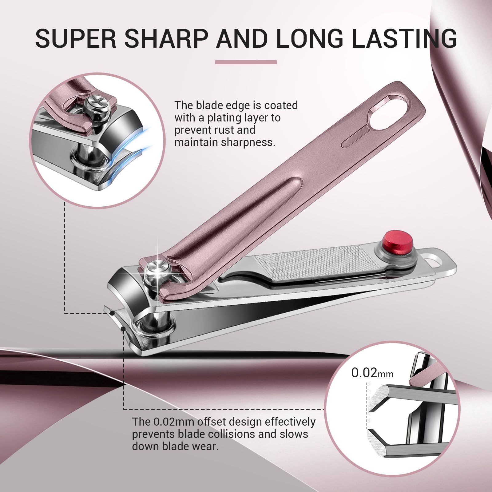 MelodySusie large toenail clipper handles thick nails with ease.