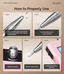 MelodySusie lightweight aluminum handpiece delivers comfortable grip and less fatigue