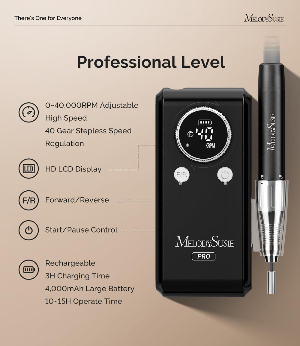 MelodySusie MB420G cordless use in a salon demonstrates freedom from cords during treatments.