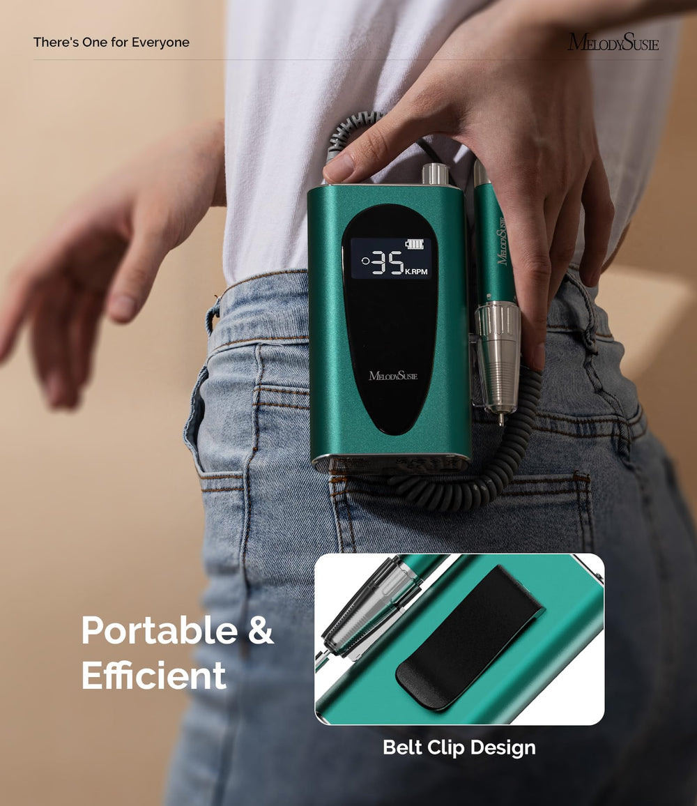 MelodySusie MM400C battery life display shows RPM and battery status during wireless use.
