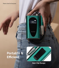 MelodySusie MM400C battery life display shows RPM and battery status during wireless use.