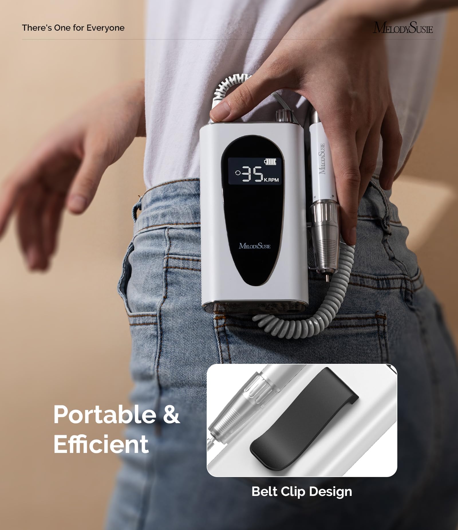 MelodySusie MM400C battery display shows RPM and battery status