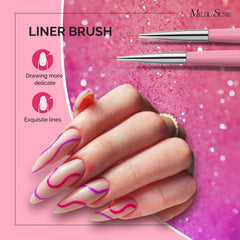 MelodySusie angled brush enables precise shading and gradient details.