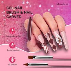 MelodySusie flat brush showcases smooth base color application for beginners.