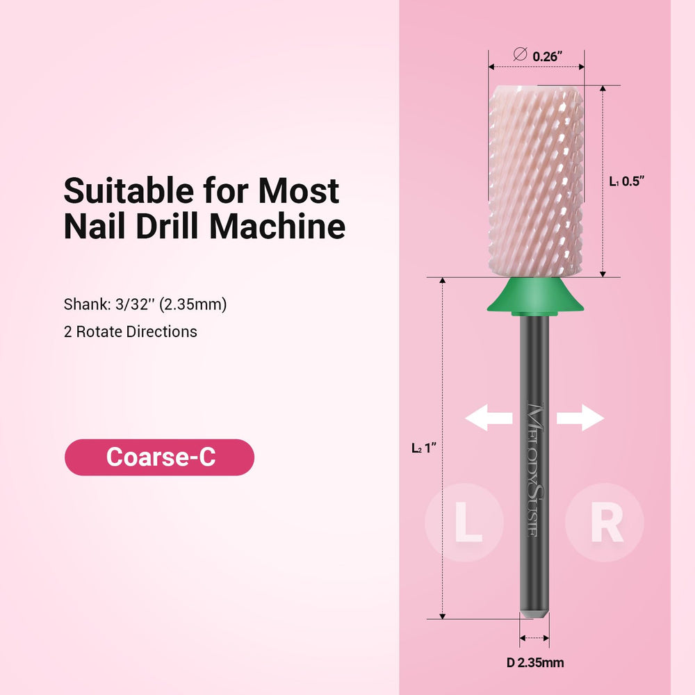 MelodySusie pink ceramic bit demonstrates heat dissipation during use.