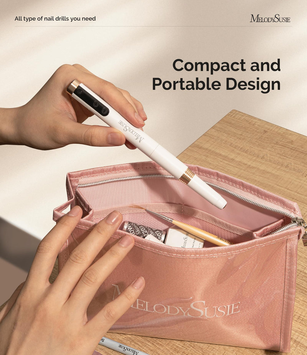 MelodySusie nail drill bits and sanding bands set enabling versatile manicure prep.
