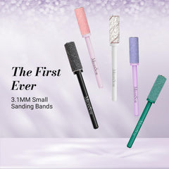 MelodySusie nail drill bits closeup precise shaping improves edge detail during manicure