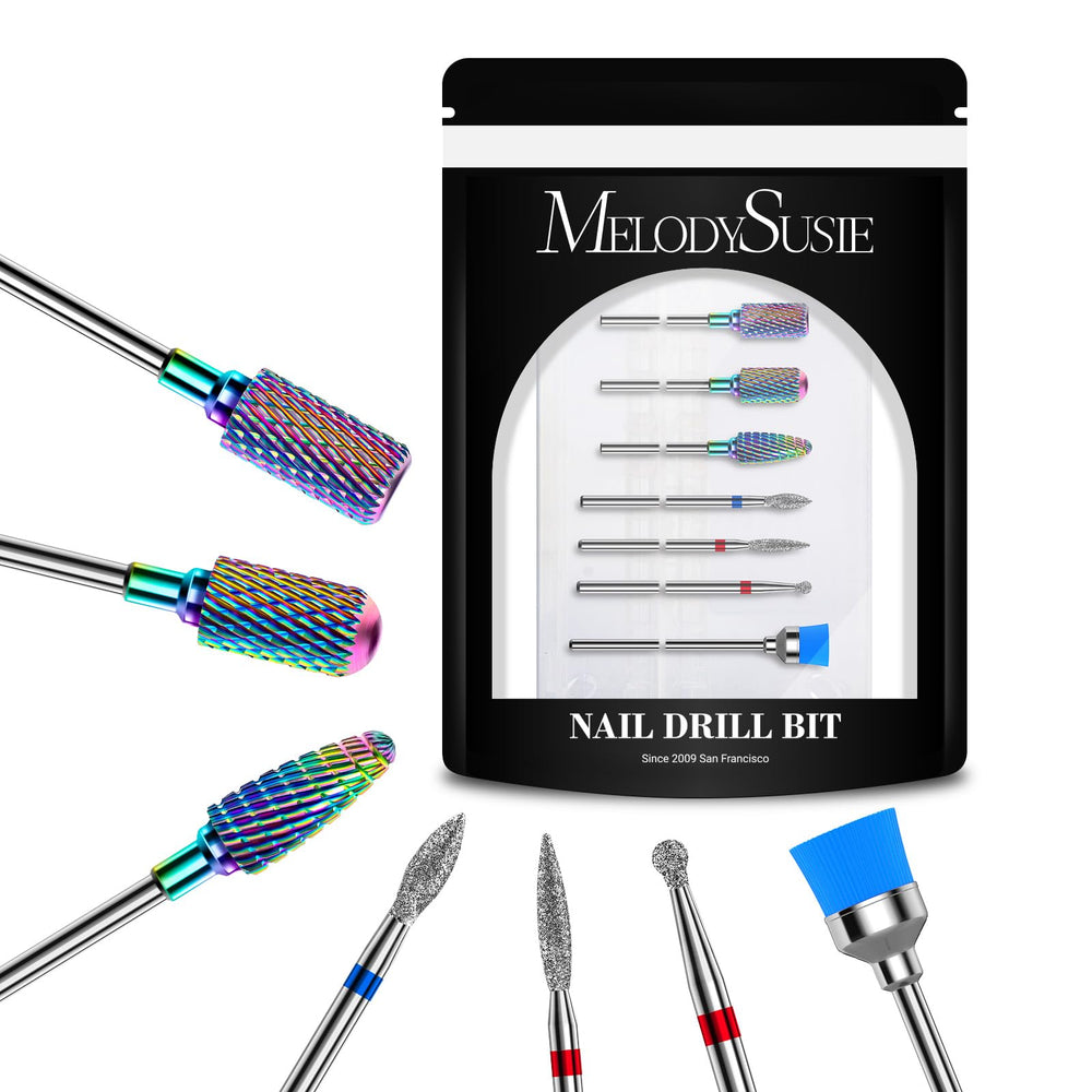 MelodySusie Nail Drill Bits Set packaging for at-home grooming