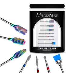 MelodySusie Nail Drill Bits Set packaging for at-home grooming