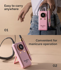 MelodySusie Nail Drill Table Bracket stabilizes work with angle adjustment.