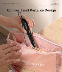 MelodySusie nail dust brush and sanding bands image demonstrates clean, dust-free filing during manicure sessions.