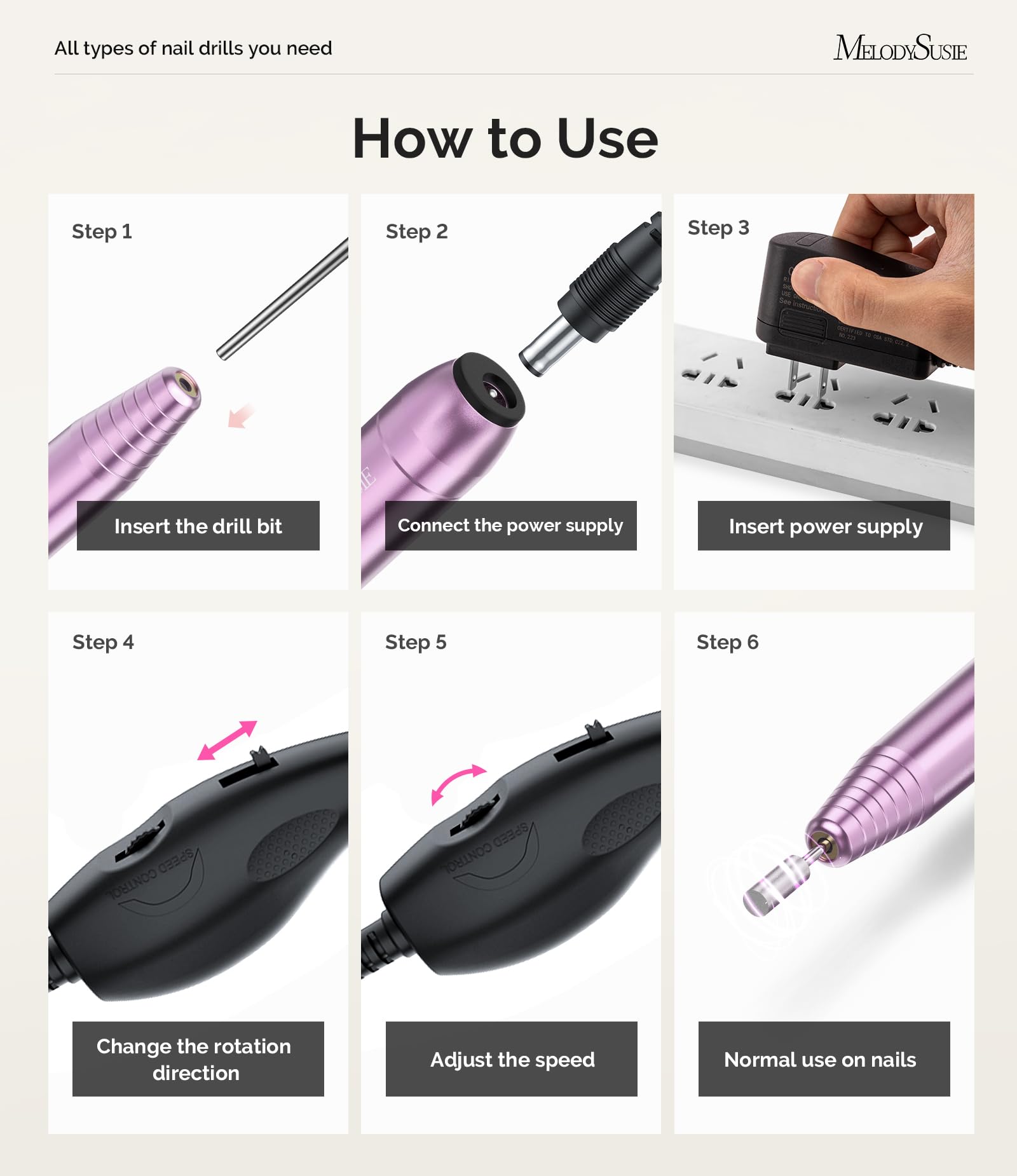MelodySusie includes sanding bands for smoothing and finishing.