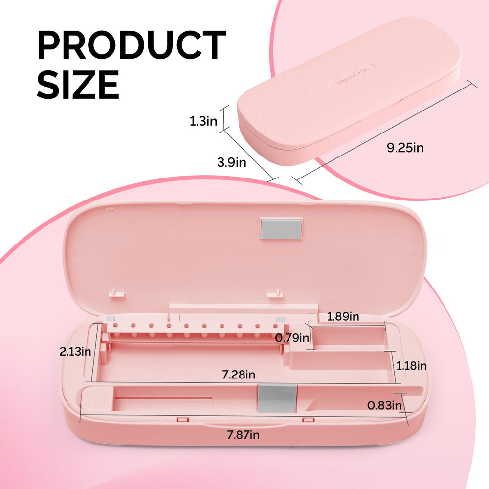 MelodySusie compact storage box fits in bag for salon or home use.