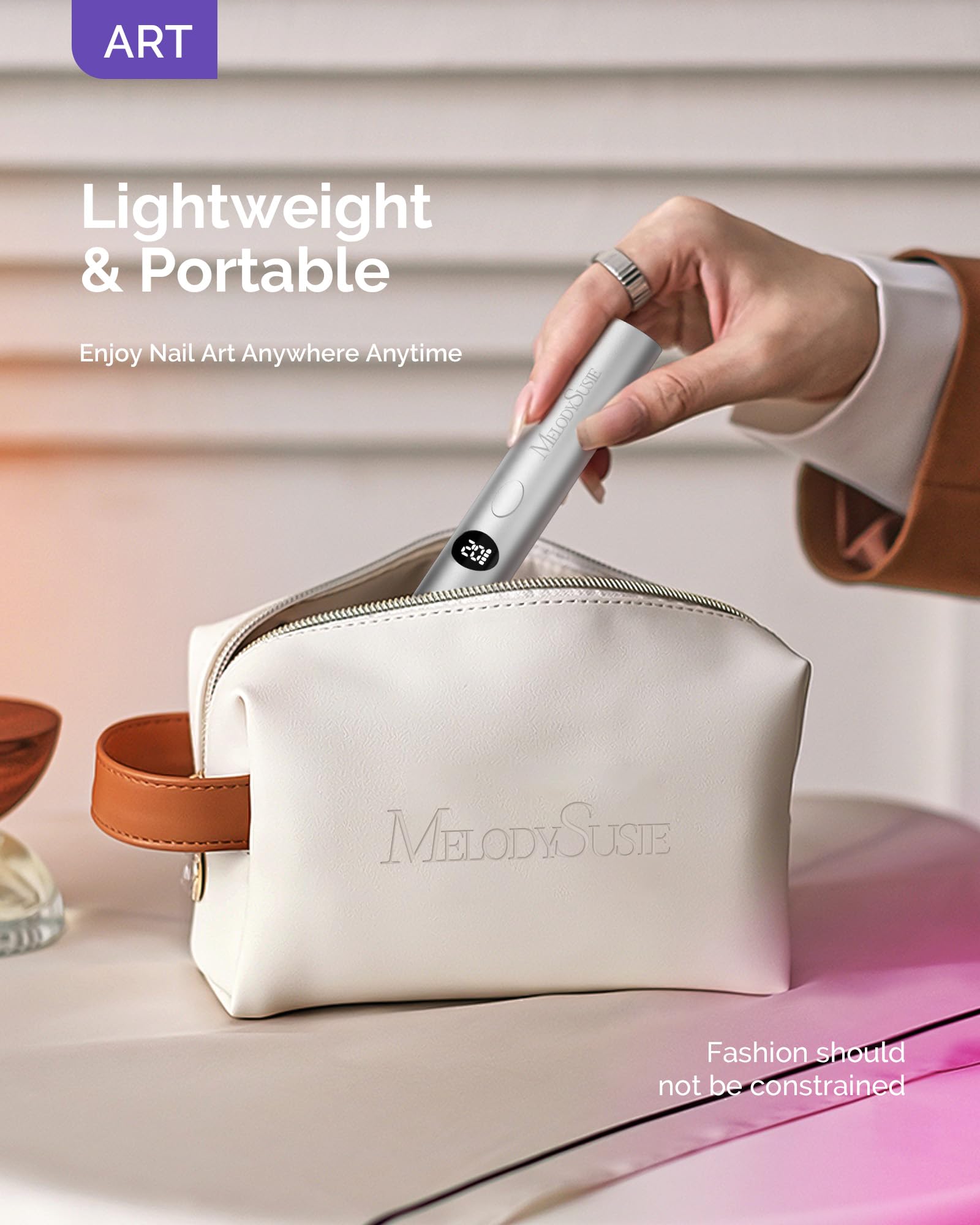 MelodySusie P-ART01G ideal for rhinestone glue and liner gel work on the go.