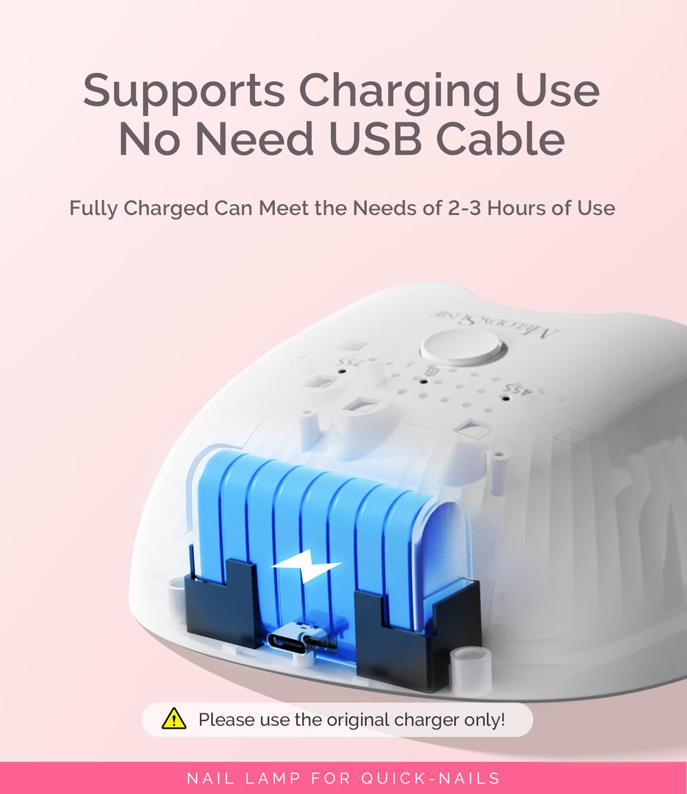MelodySusie P-ART06G smart sensor guides faster curing for precise gel nails