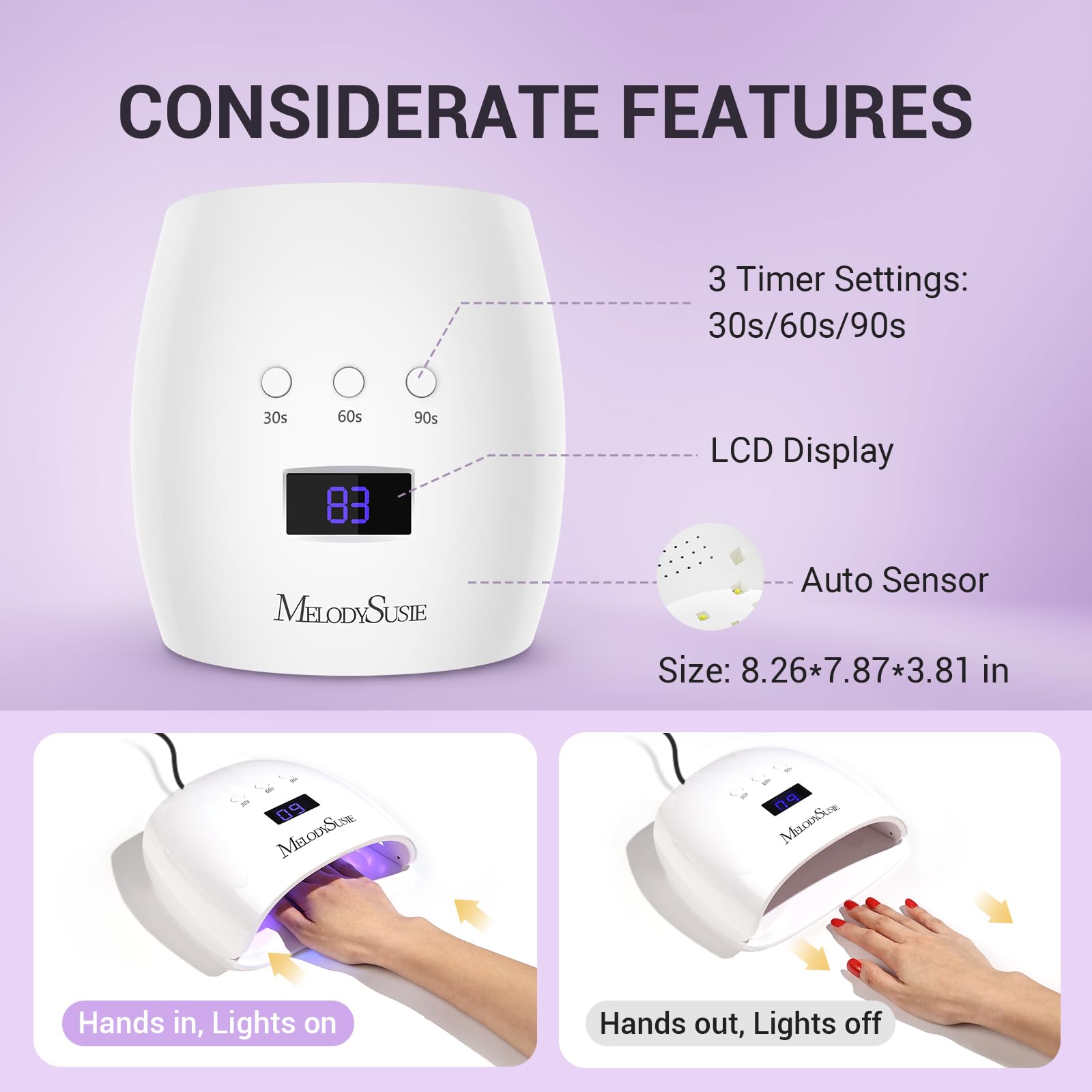 MelodySusie P-Plus30I compact design fits small spaces and travels well.