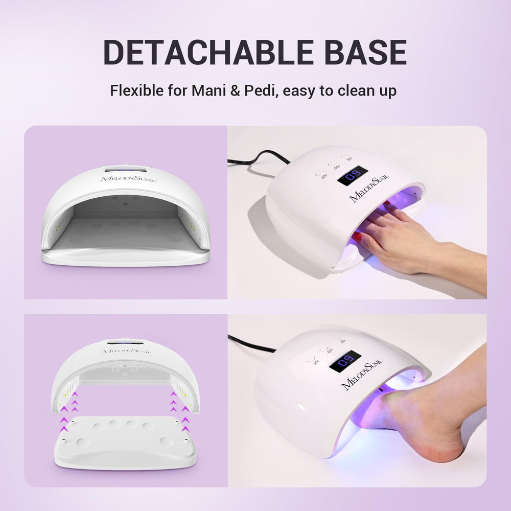 MelodySusie P-Plus30I hands inside auto-activates for safe, convenient curing.