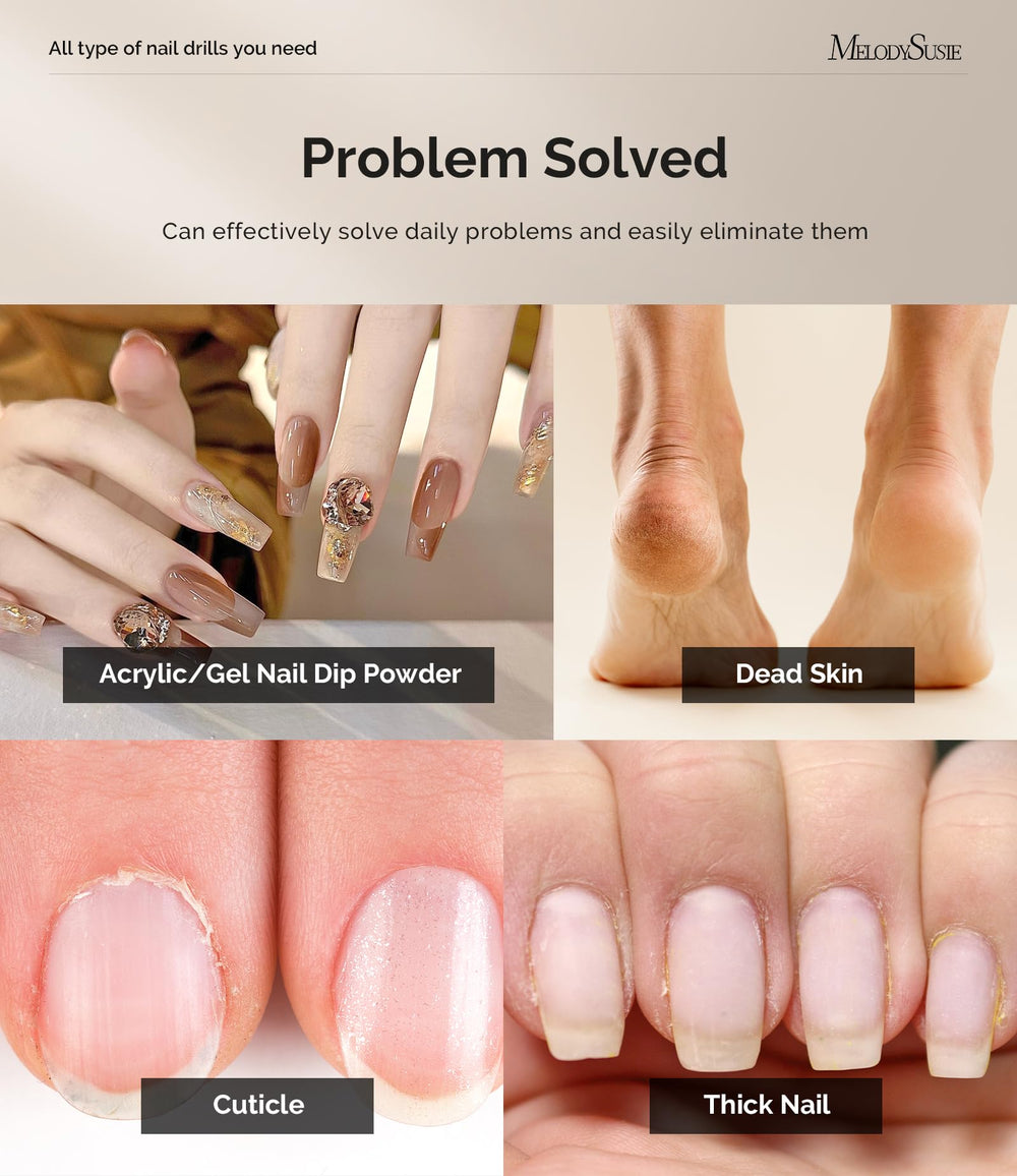 MelodySusie PC180G side view shows cordless design for on-the-go manicures.