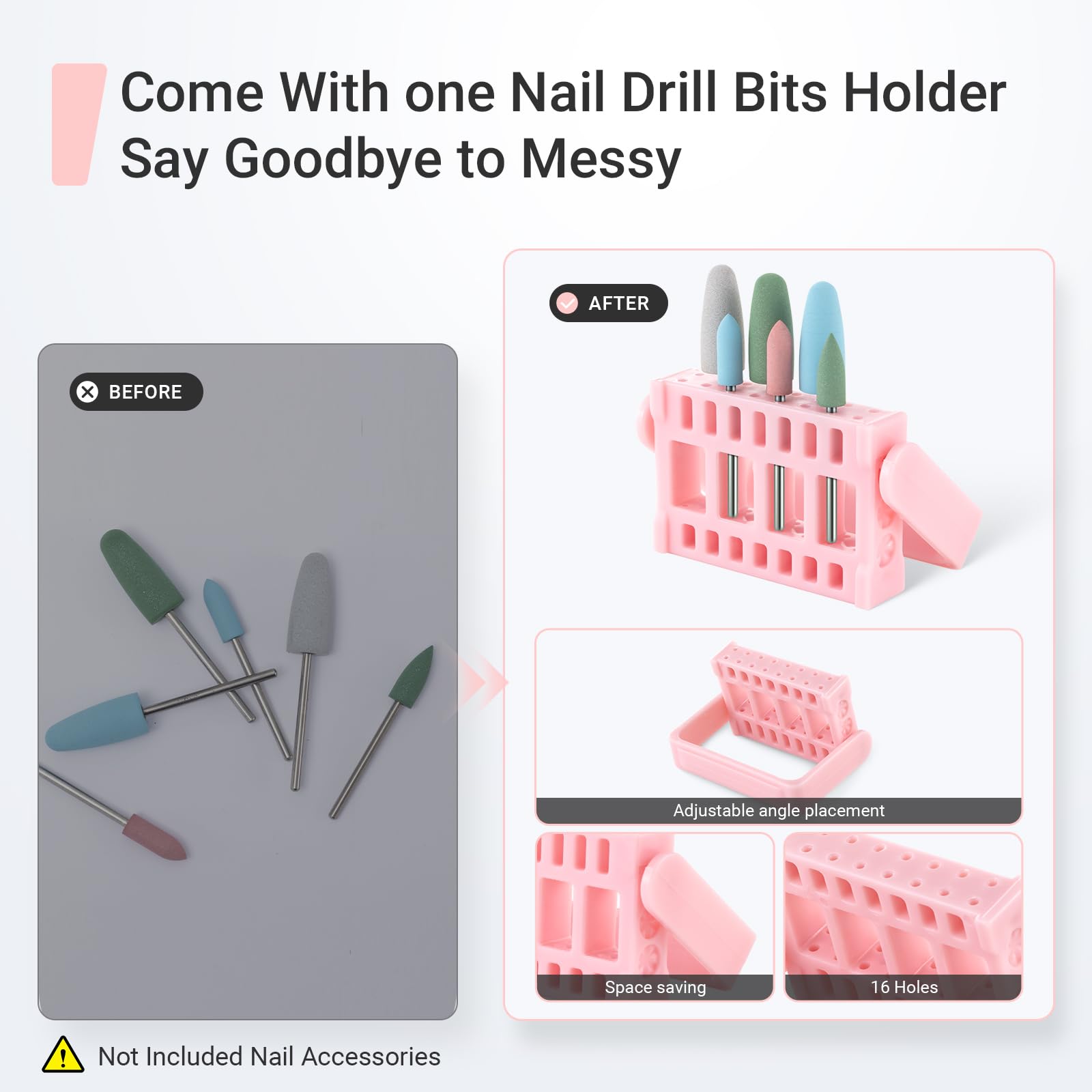 MelodySusie 3/32 inch shank fits most professional nail drills.