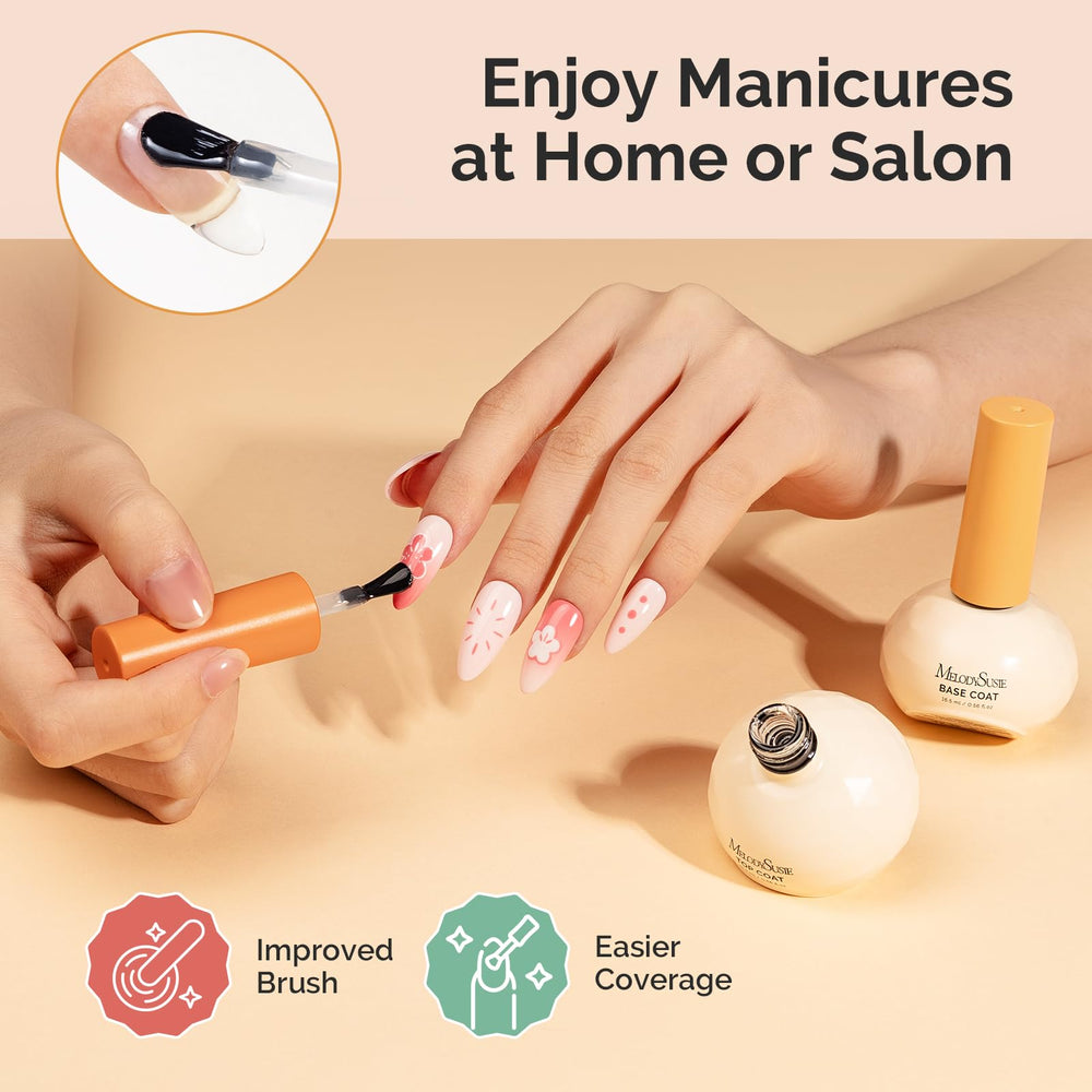 MelodySusie plant-based formula offers a gentle, 3-free nail care option.