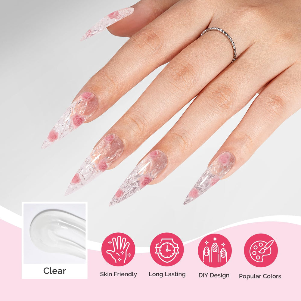 MelodySusie poly gel base coat prep for nail enhancements