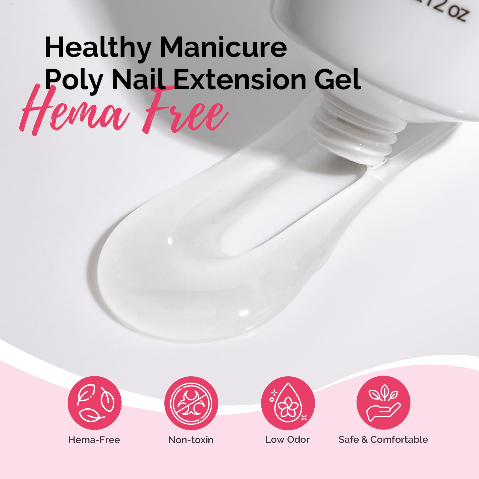 MelodySusie poly gel nail extension in action for long-lasting wear