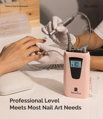 SC320D high torque minimizes stalling during shaping and cuticle work.