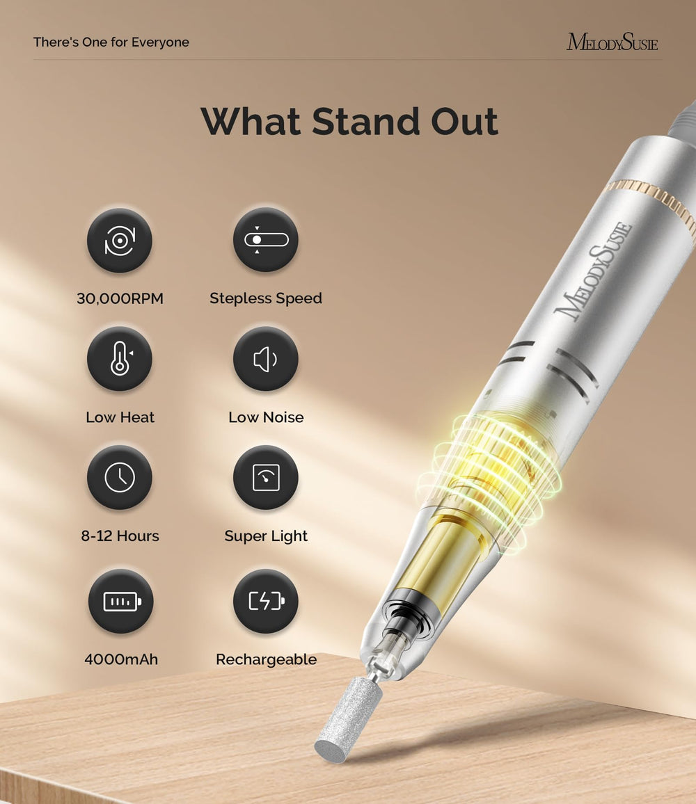MelodySusie SC320F ergonomic handle offers comfortable grip during use