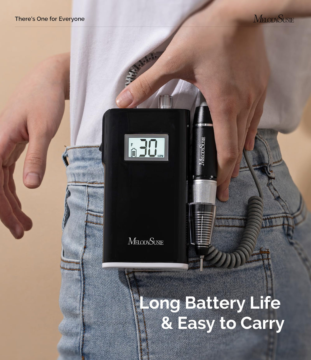 MelodySusie SC320H battery icon emphasizes long runtime between charges for on-the-go sessions.