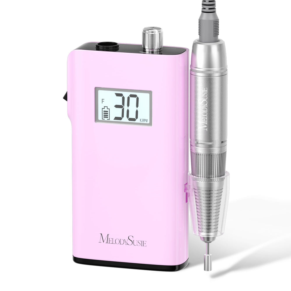 MelodySusie SC320H nail drill on hand for precise nail shaping and buffing.