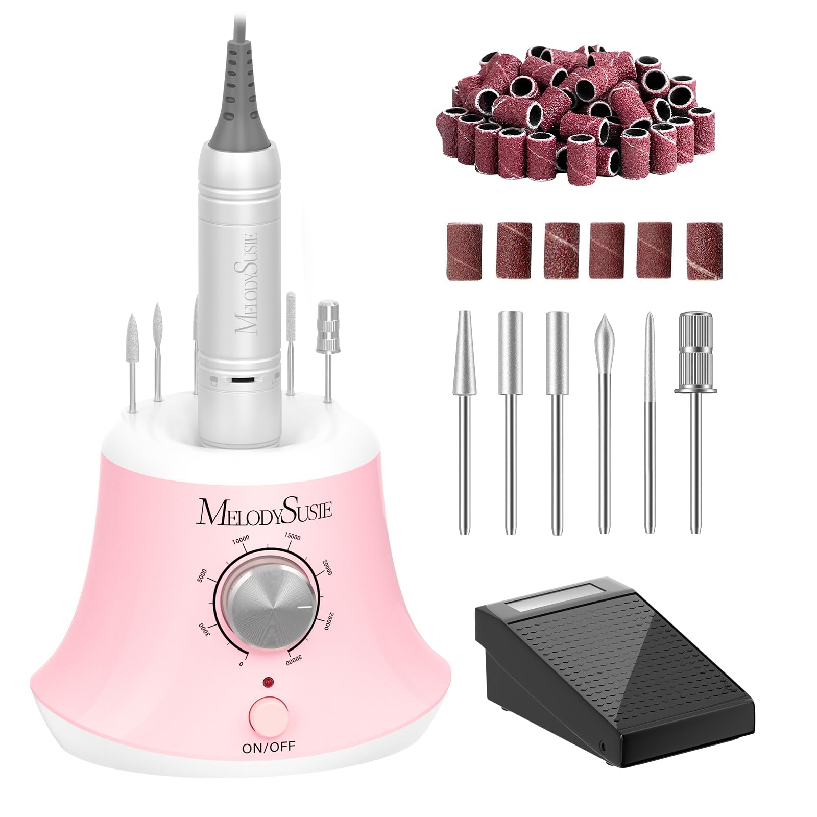 MelodySusie SC320I nail drill with foot pedal for precise gel removal and sculpting