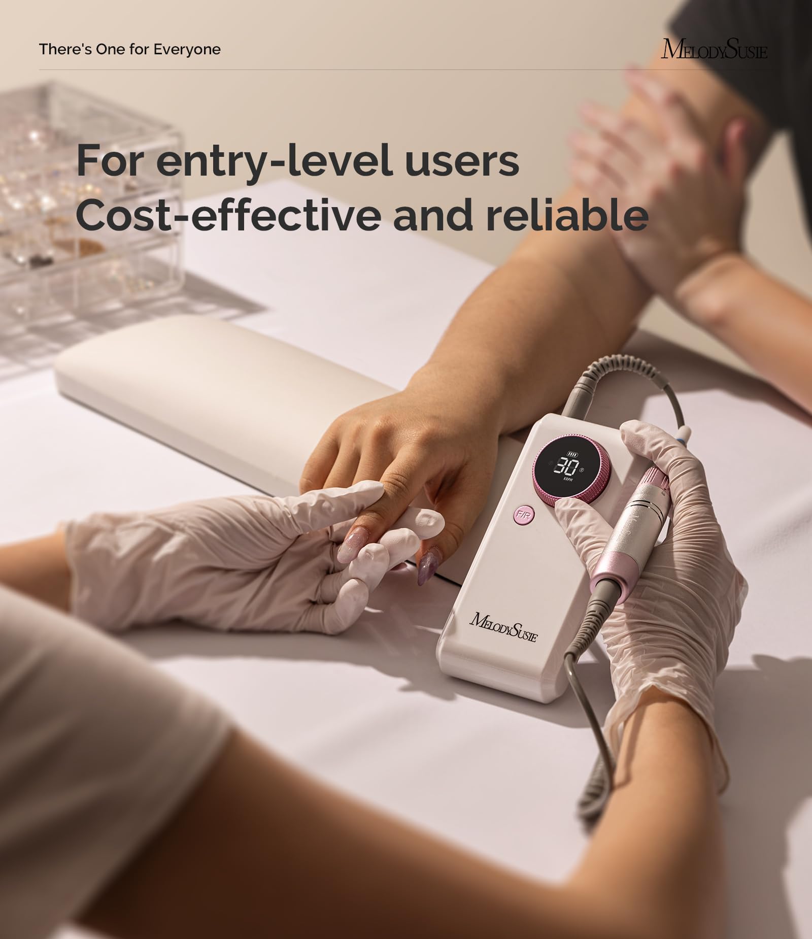MelodySusie SC330G large-capacity battery supports extended cordless sessions