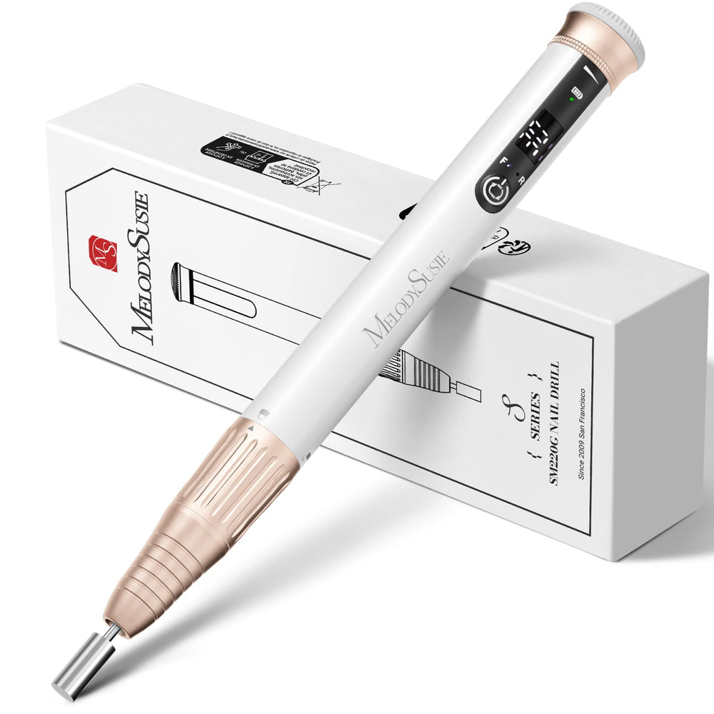 MelodySusie SM220G pen-shaped nail drill side view for precise shaping