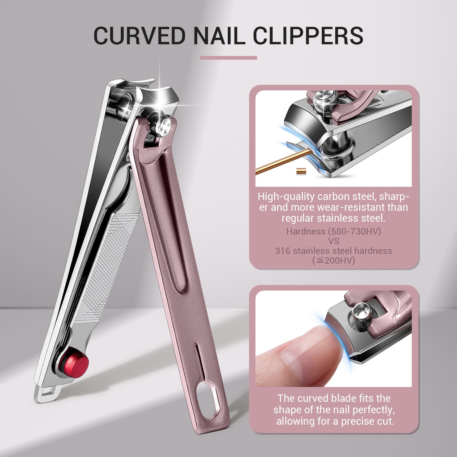 MelodySusie small clipper ideal for fingernails and thin nails.