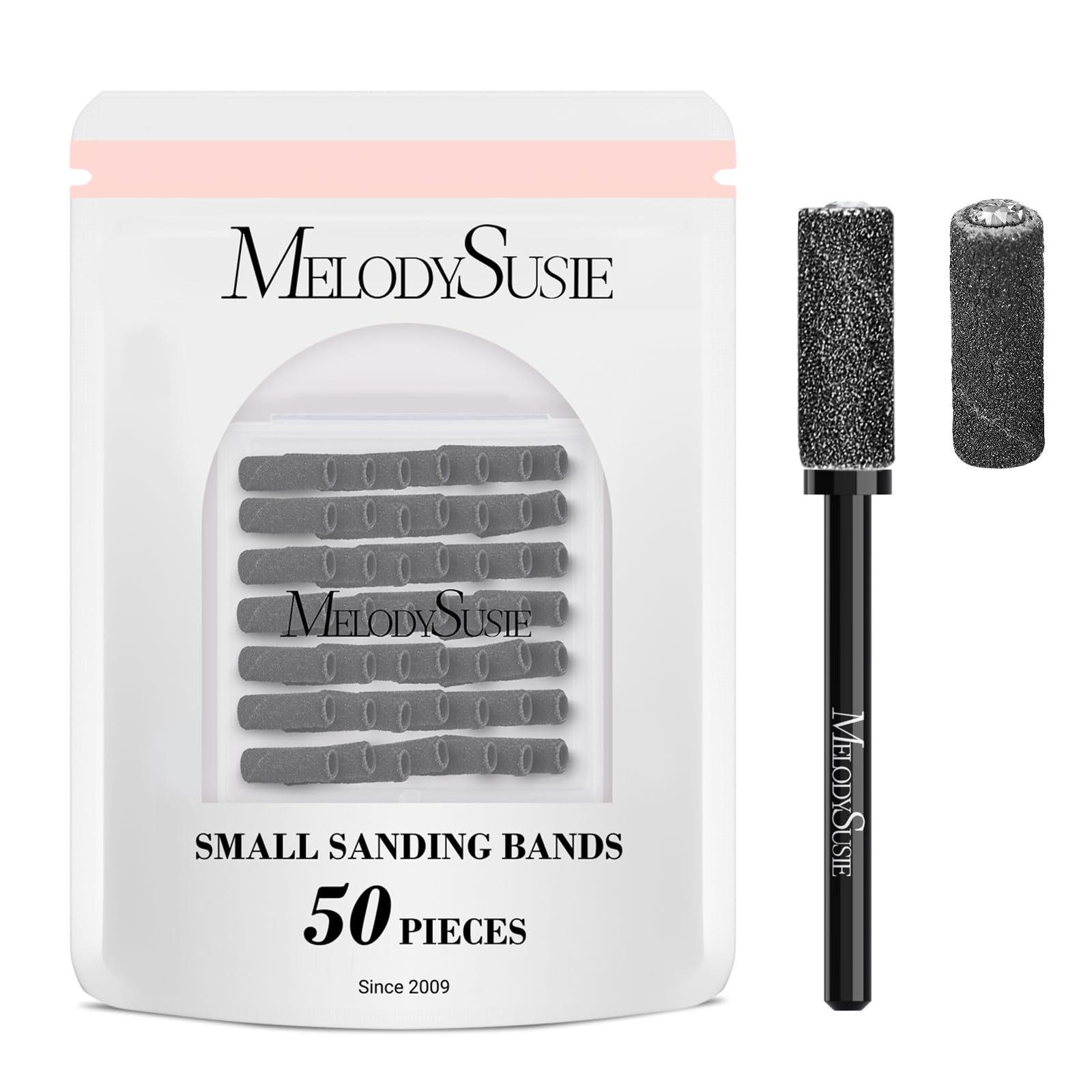MelodySusie small sanding bands with 3.1mm mandrel for precise shaping and prep.
