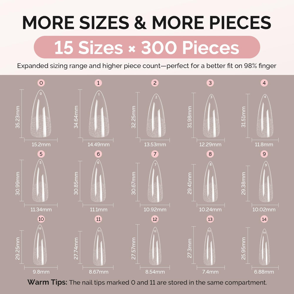MelodySusie Stiletto X Nail Tips delivering a long-lasting manicure over 28 days