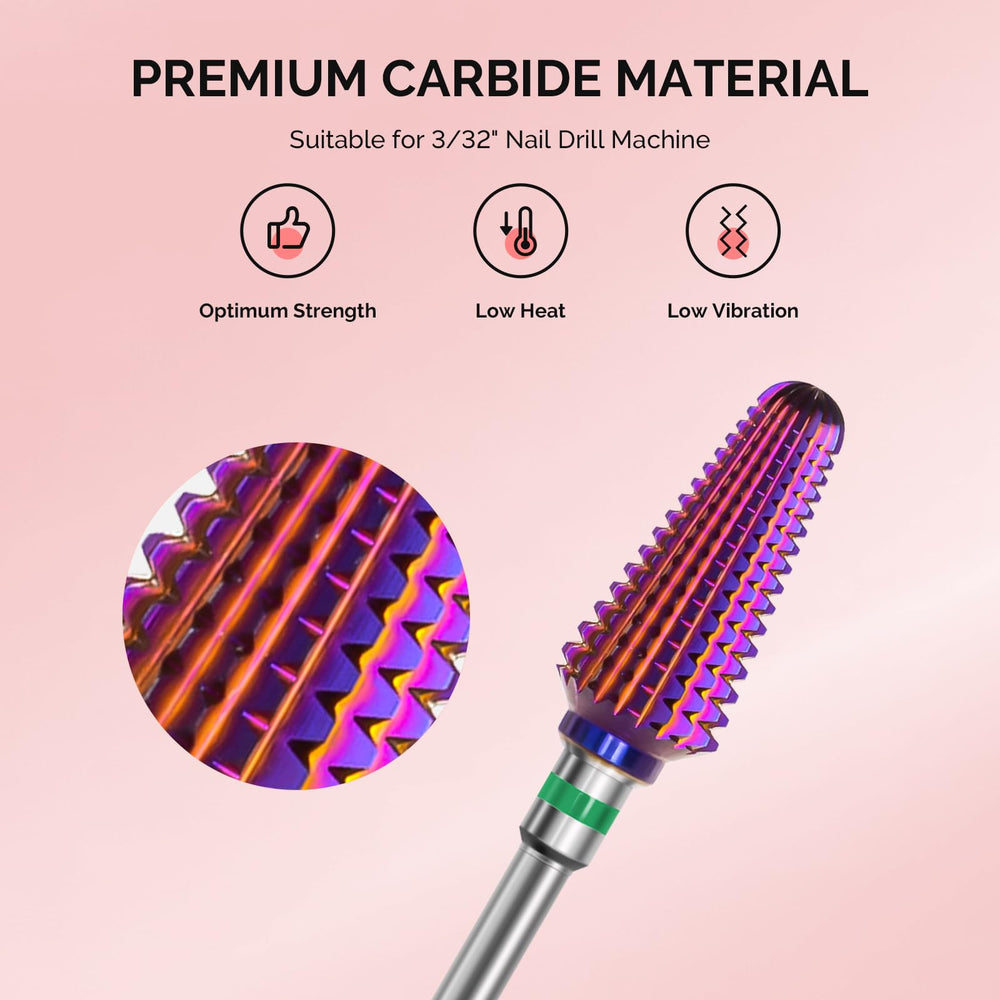 MelodySusie tornado nail bit with 3/32 inch shank fits most drills