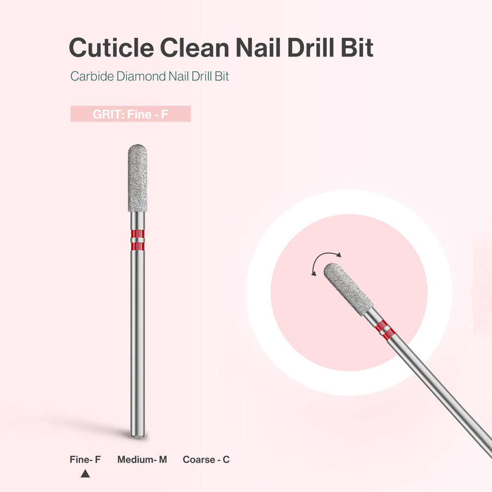 MelodySusie two-way rotation nail bit enables smooth use in both directions.