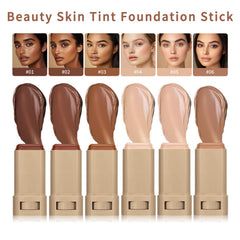 Melsintern Foundation Stick application blend creates a smooth, seamless skin look.