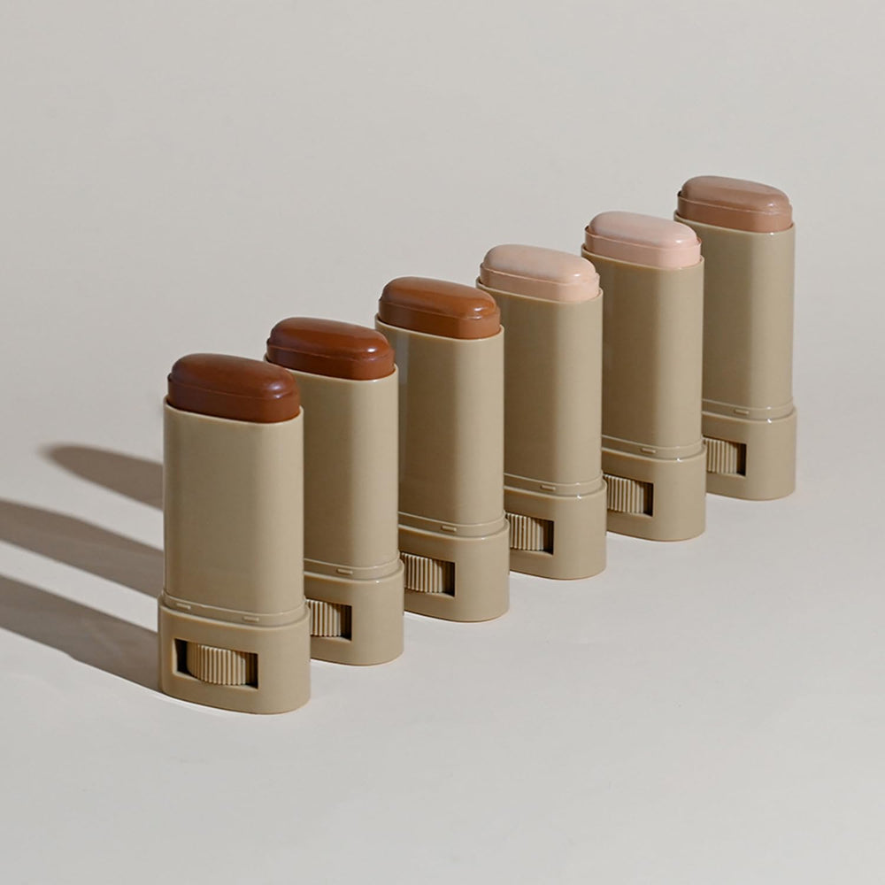 Melsintern Foundation Stick natural finish supports breathable comfort all day.