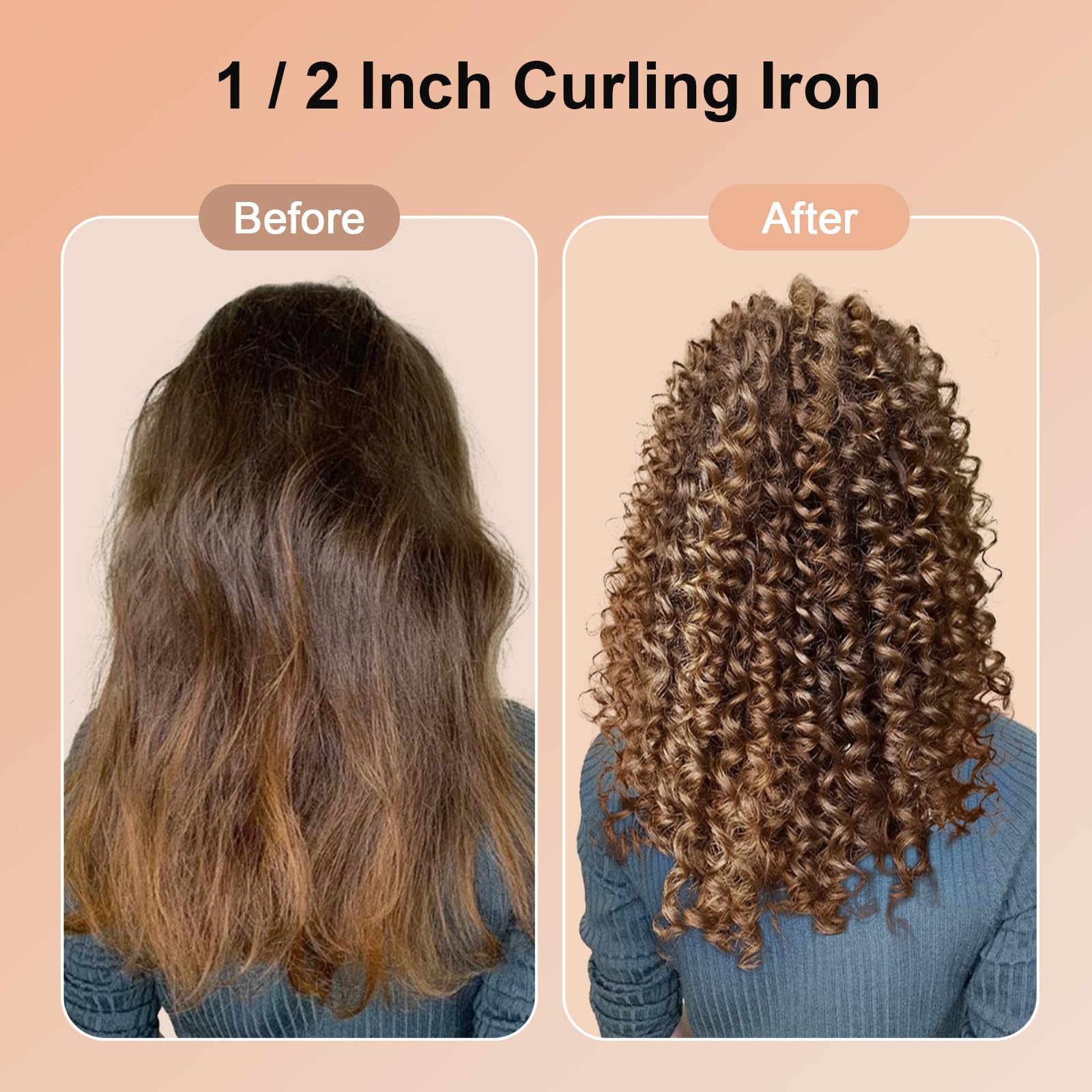 MELYDO curling iron worldwide voltage 110-240V supports international travel