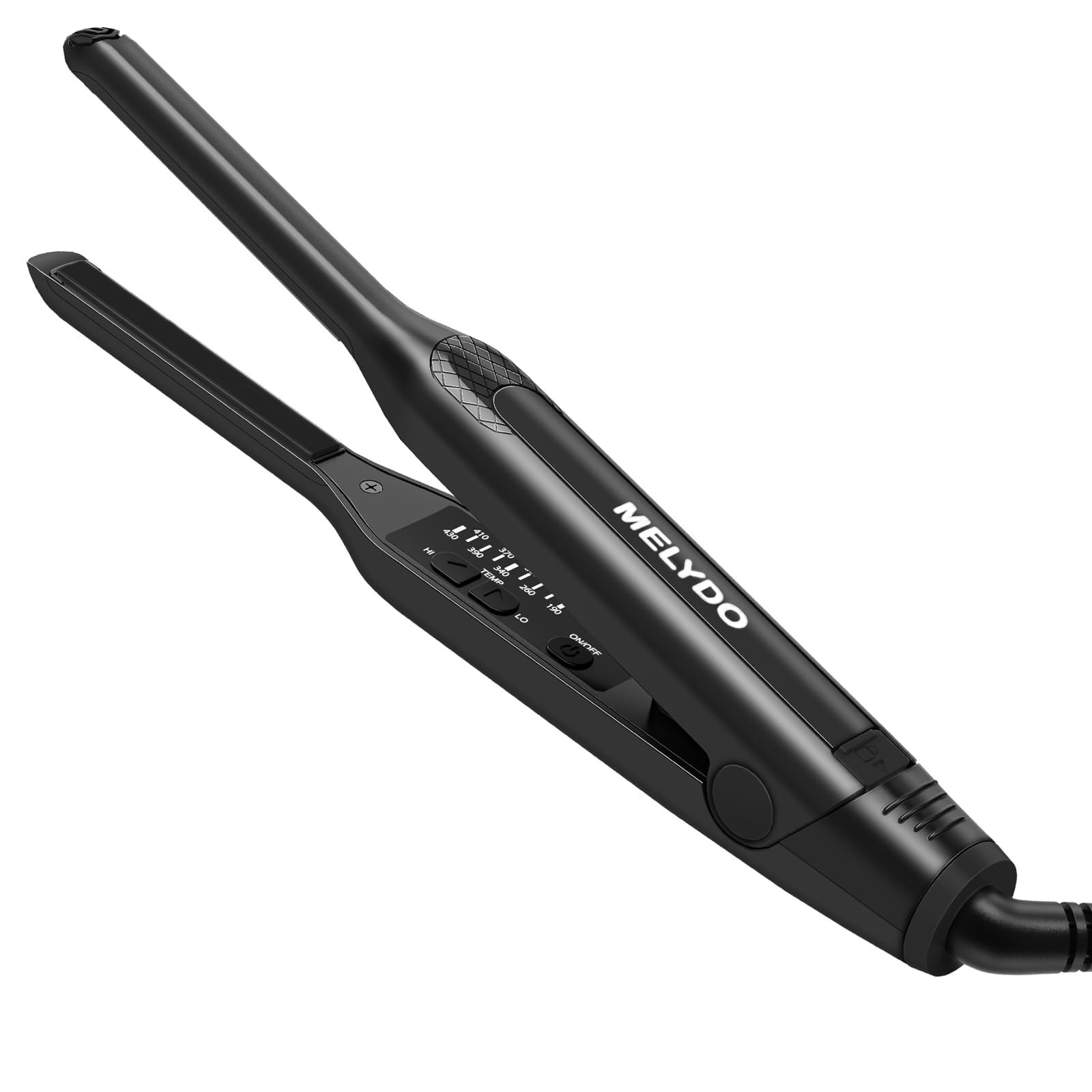 MELYDO Pencil Flat Iron 3-10 inch plates for precise edge styling at roots