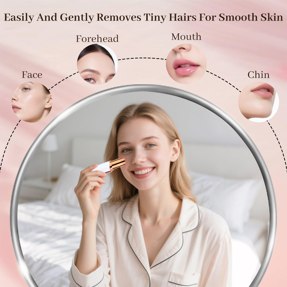Mendaping included replacement heads for long-term facial trimming