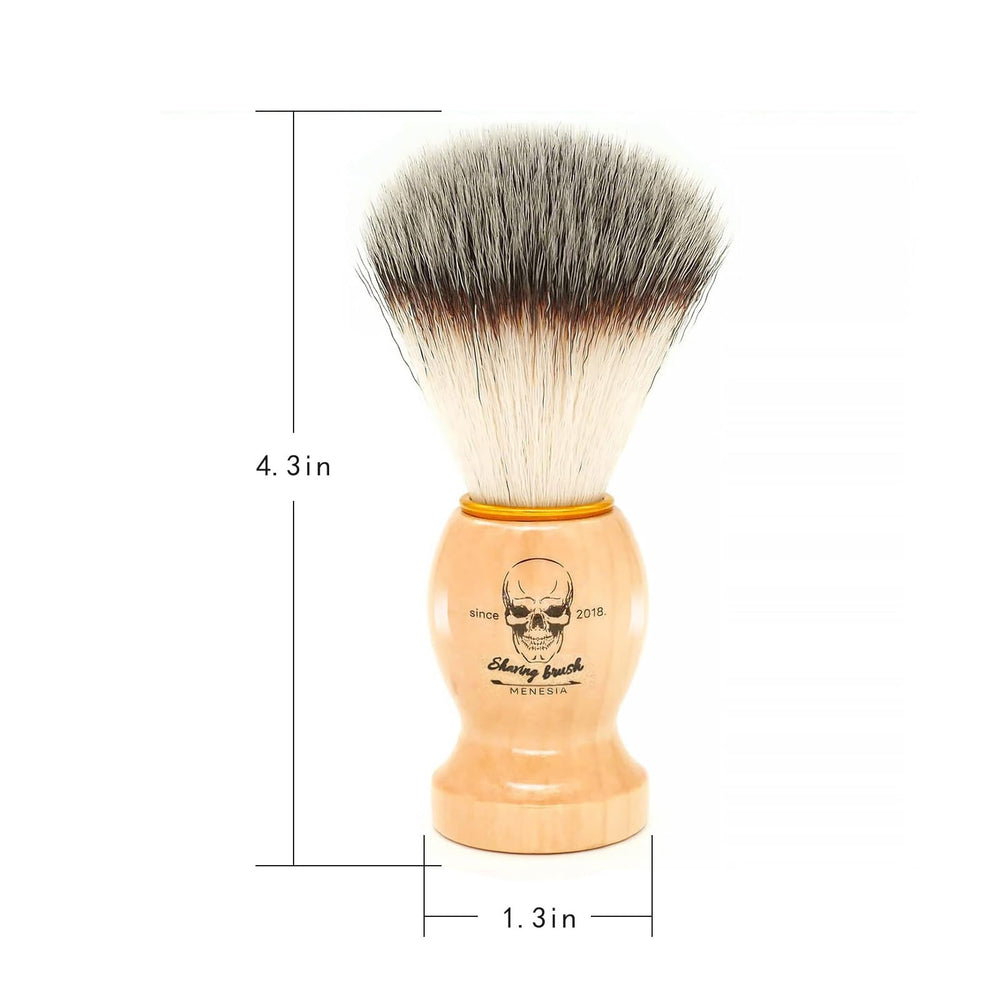 Menesia shaving brush daily routine upgrade offers smoother, closer shaves.