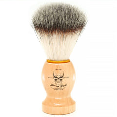 Menesia shaving brush lather formation produces creamy foam for wet shaving mornings.