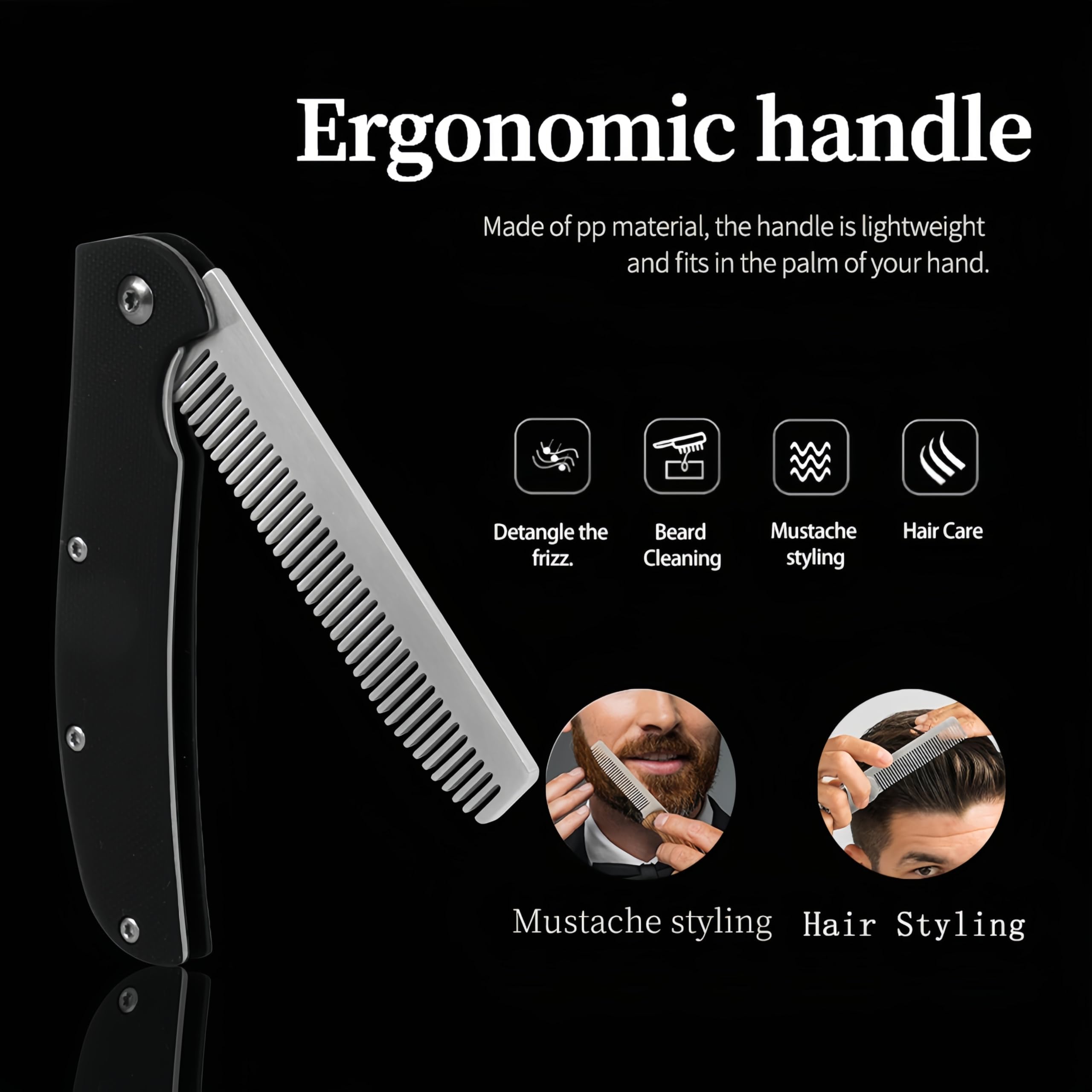 MenGate beard and hair styling tool blends portability with durability.