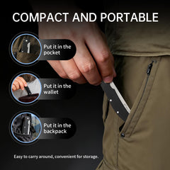 MenGate stainless steel comb with smooth polished teeth for gentle styling.