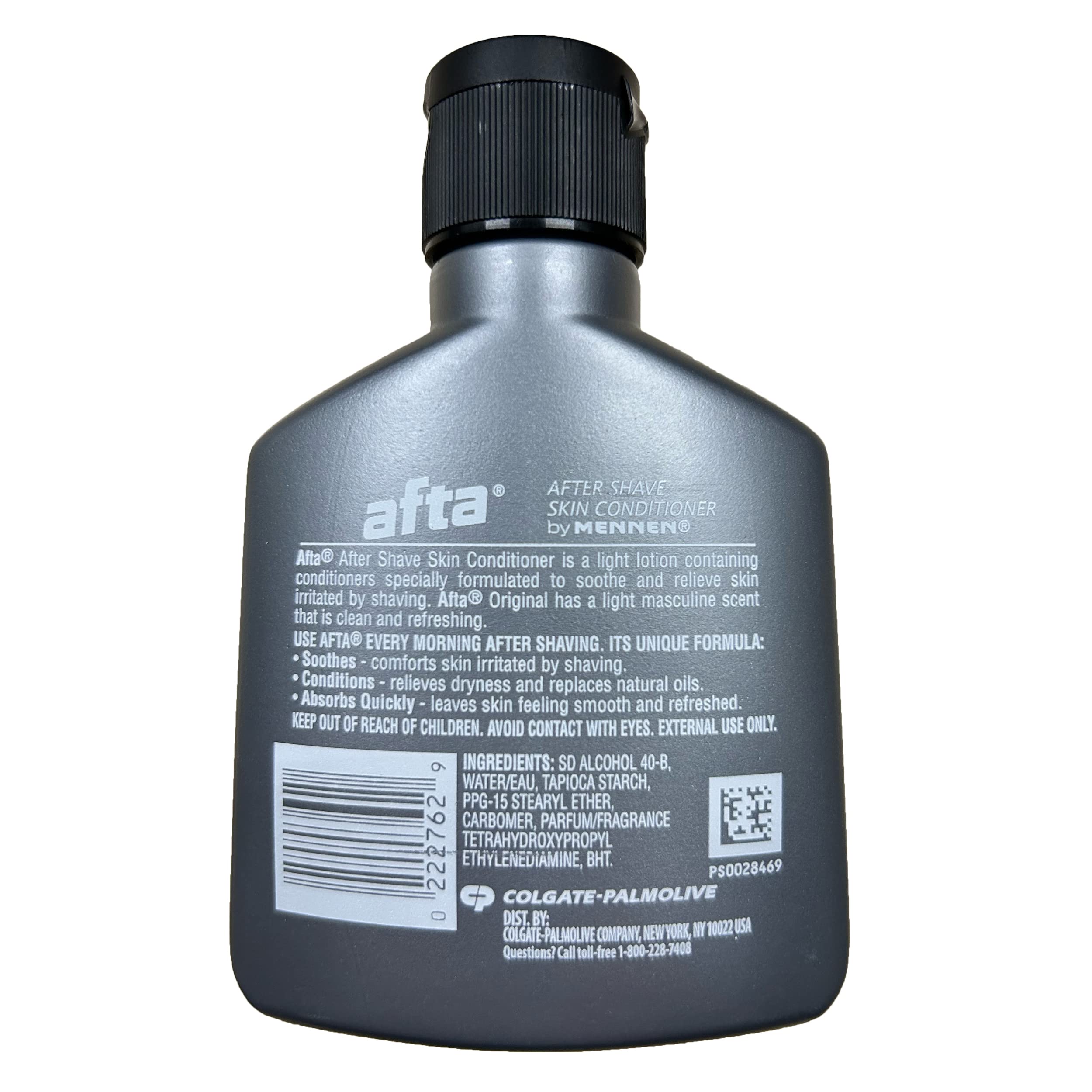 Mennen Afta pre-electric lotion being applied for a closer, smoother shave